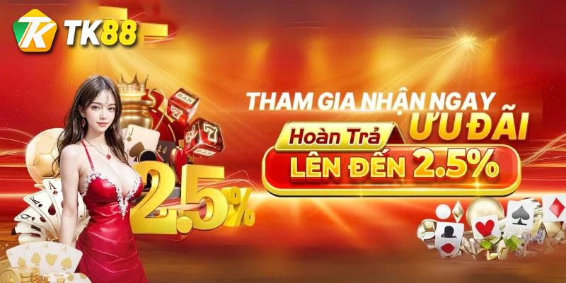 Ưu đãi hoàn trả mỗi ngày tại nhà cái Tk88 3 thời gian và điều kiện khuyến mãi