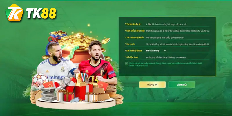 Hướng dẫn Đăng ký TK88 3 lưu ý người mới khi tạo tài khoản game tại tk88